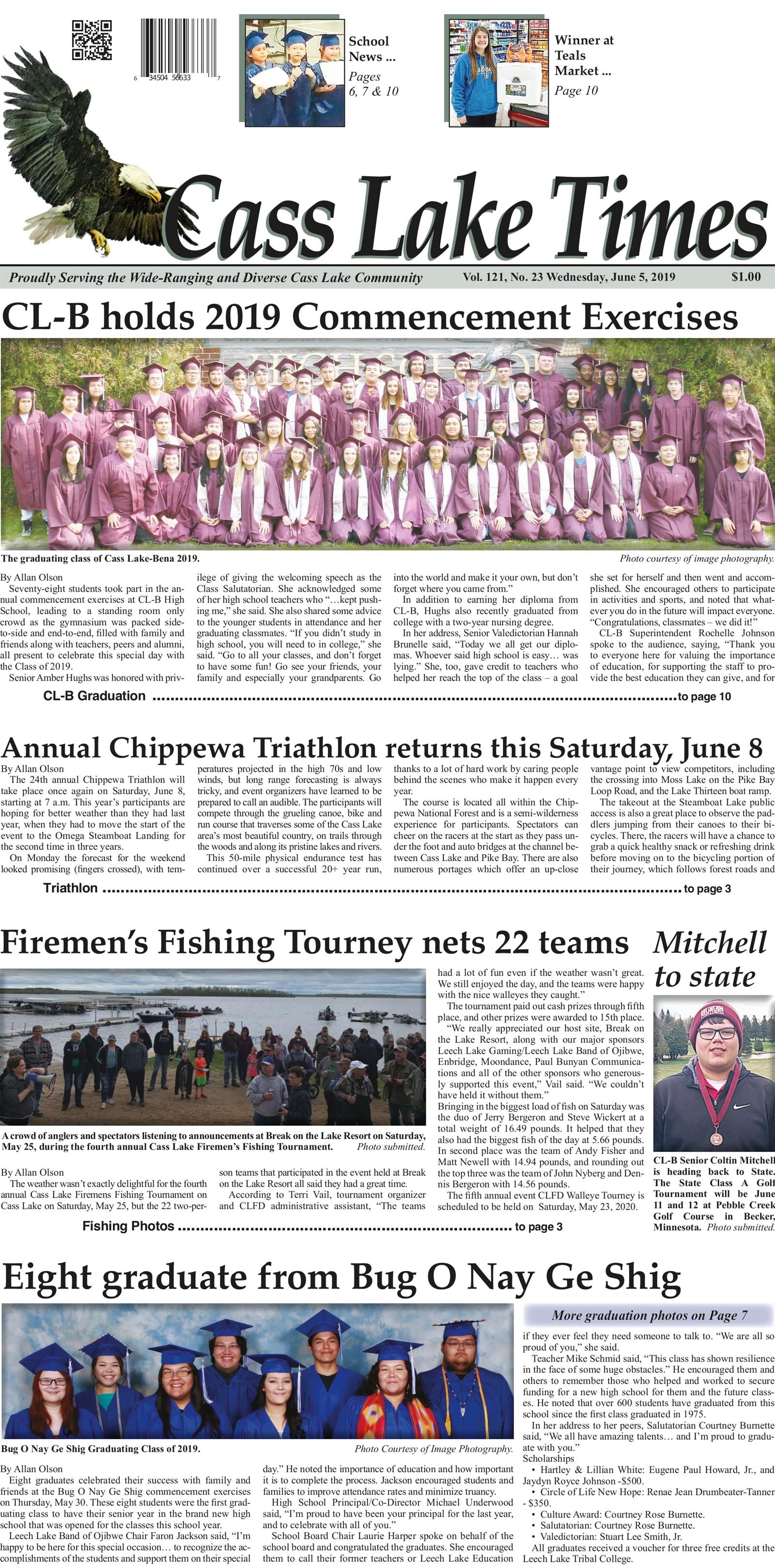 The Cass Lake Times June 5, 2019