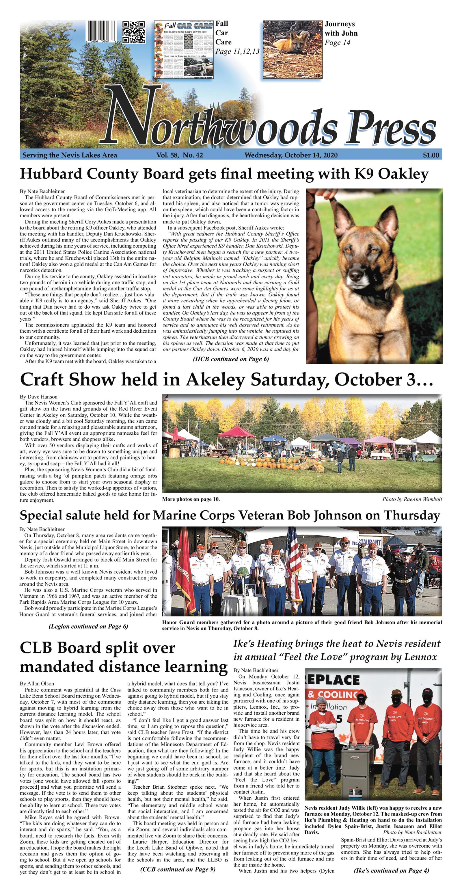 Northwoods Press - October 14, 2020