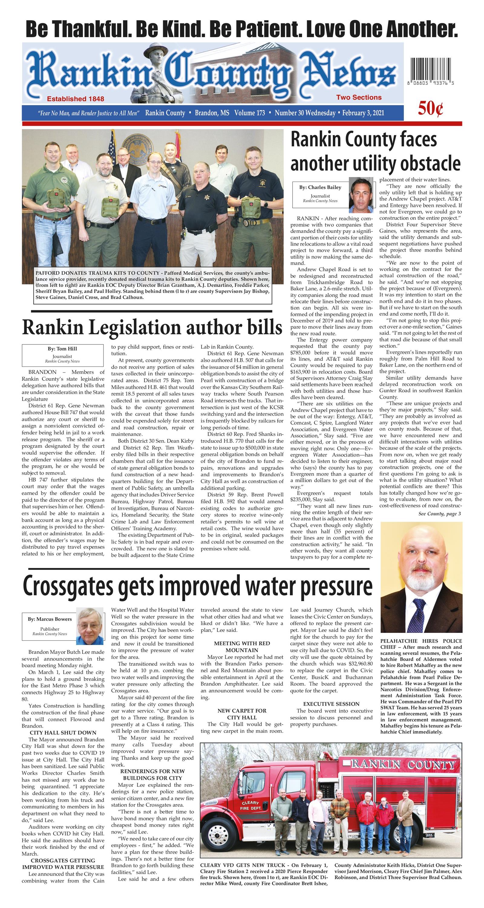 Rankin County News February 3, 2021