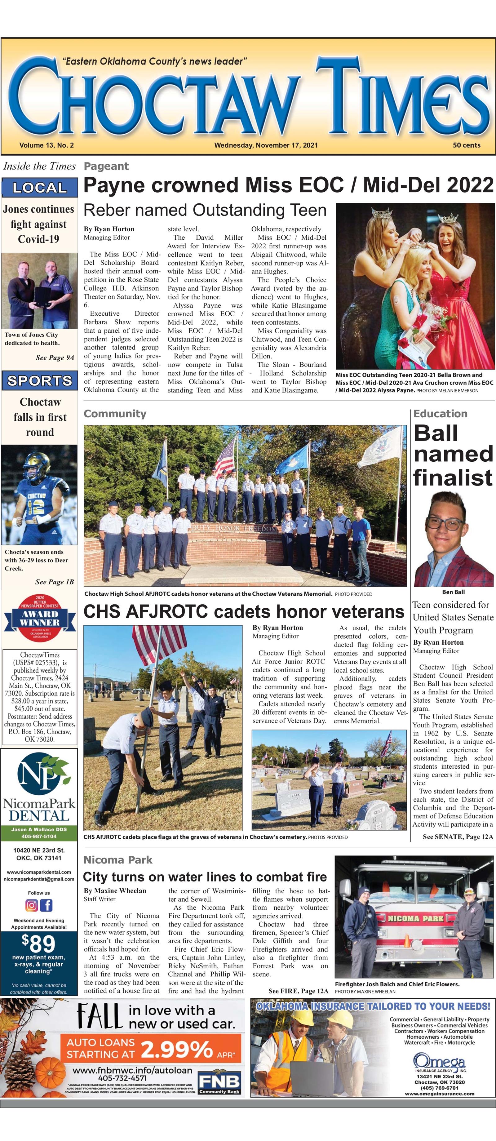 Choctaw Times Choctaw Times 11 17 21 Choctaw times choctaw times 11 17 21