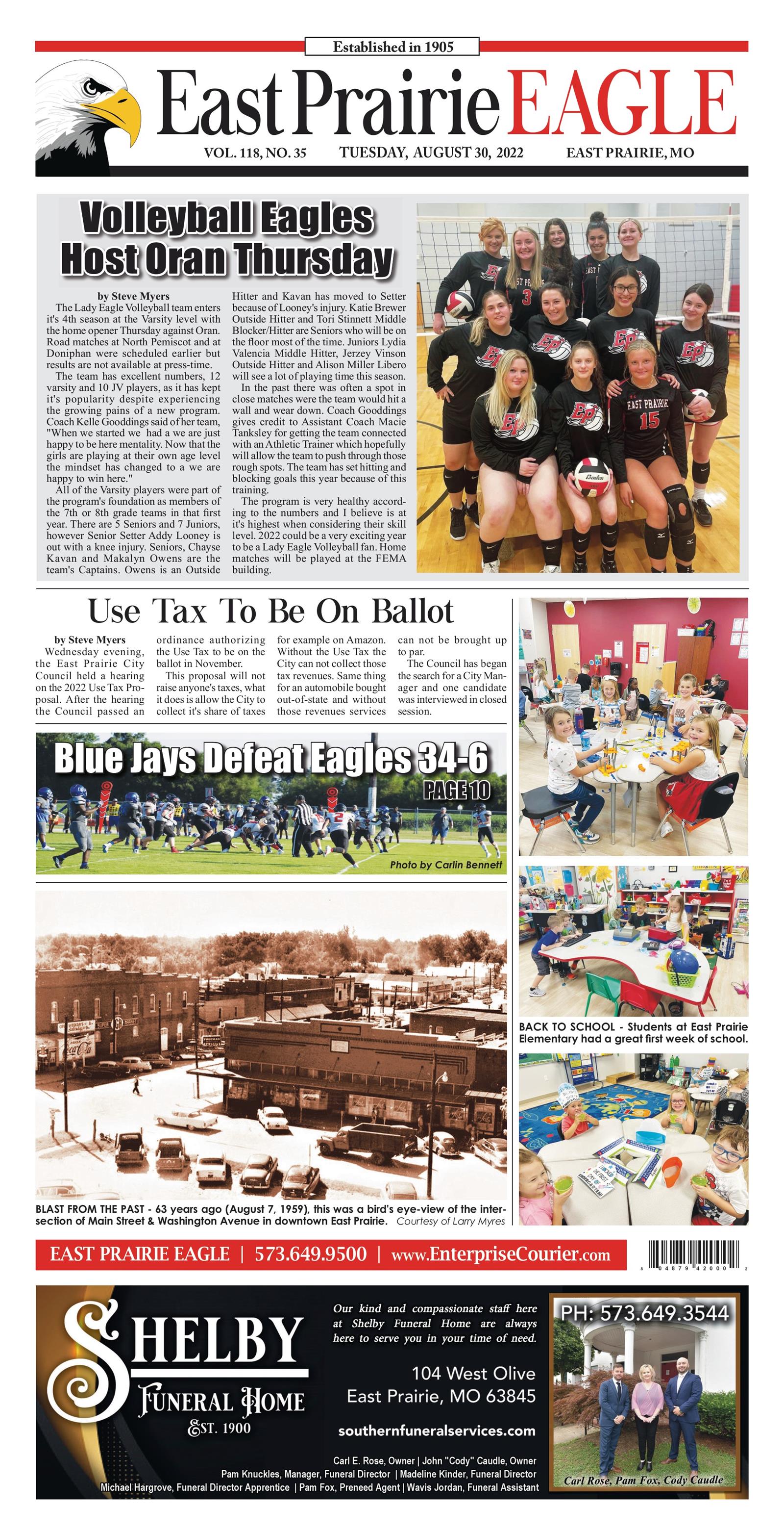 The East Prairie Eagle - August 30, 2022